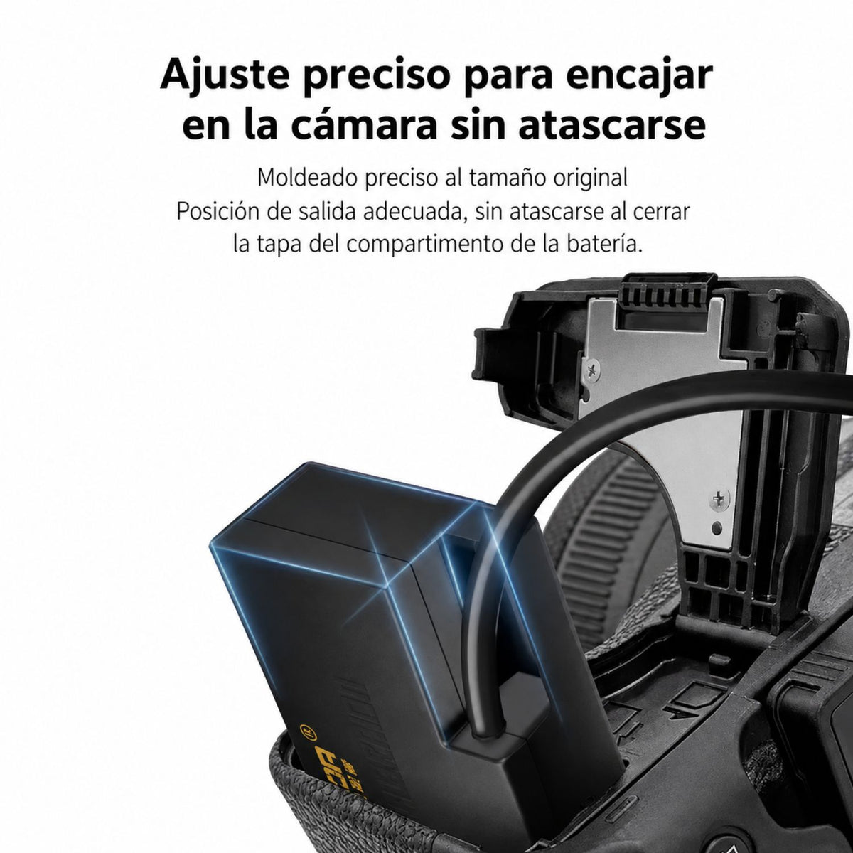Adaptador de Corriente y Batería Dummy Captor LP-E17 para Canon