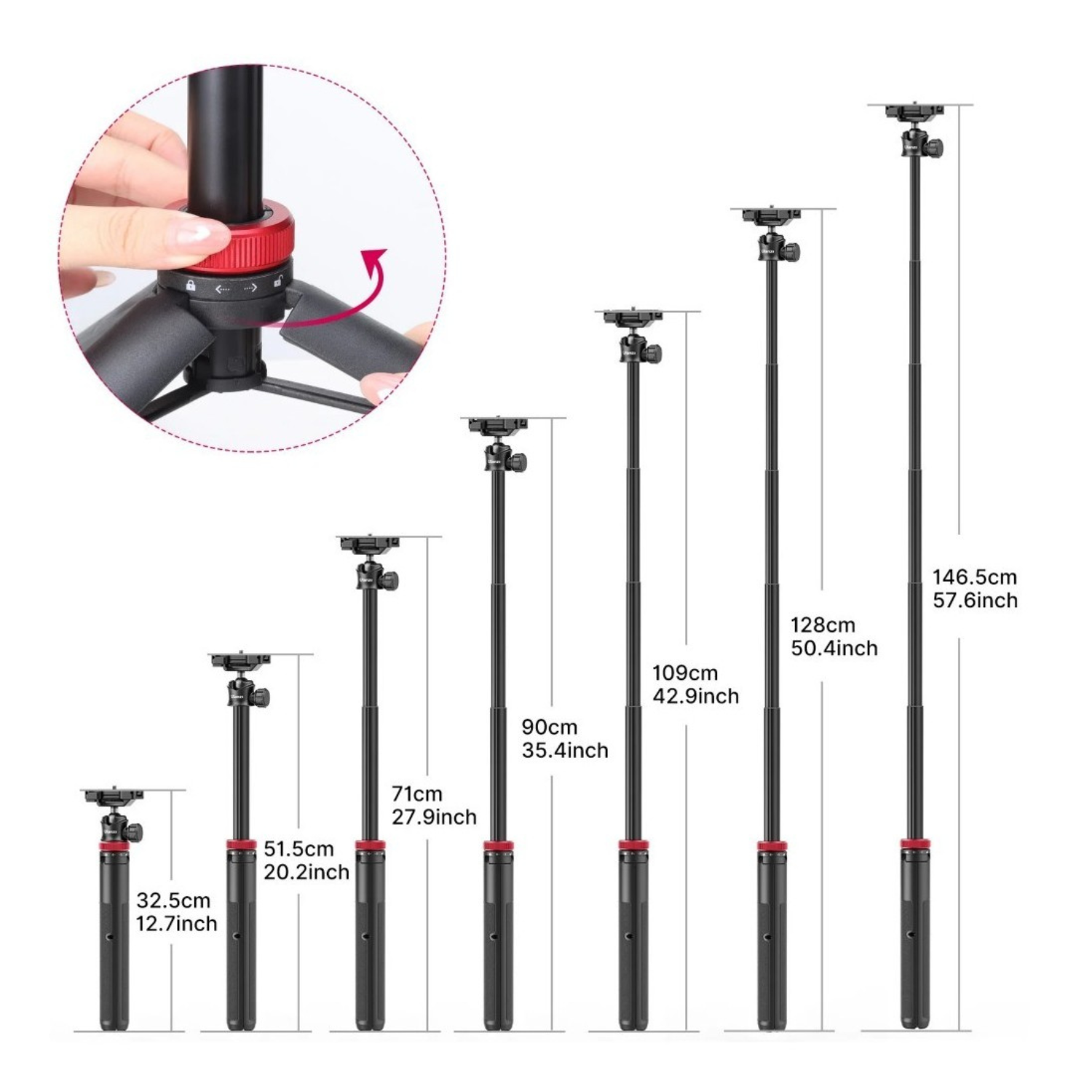 Trípode Ulanzi MT-44 (150 cm)