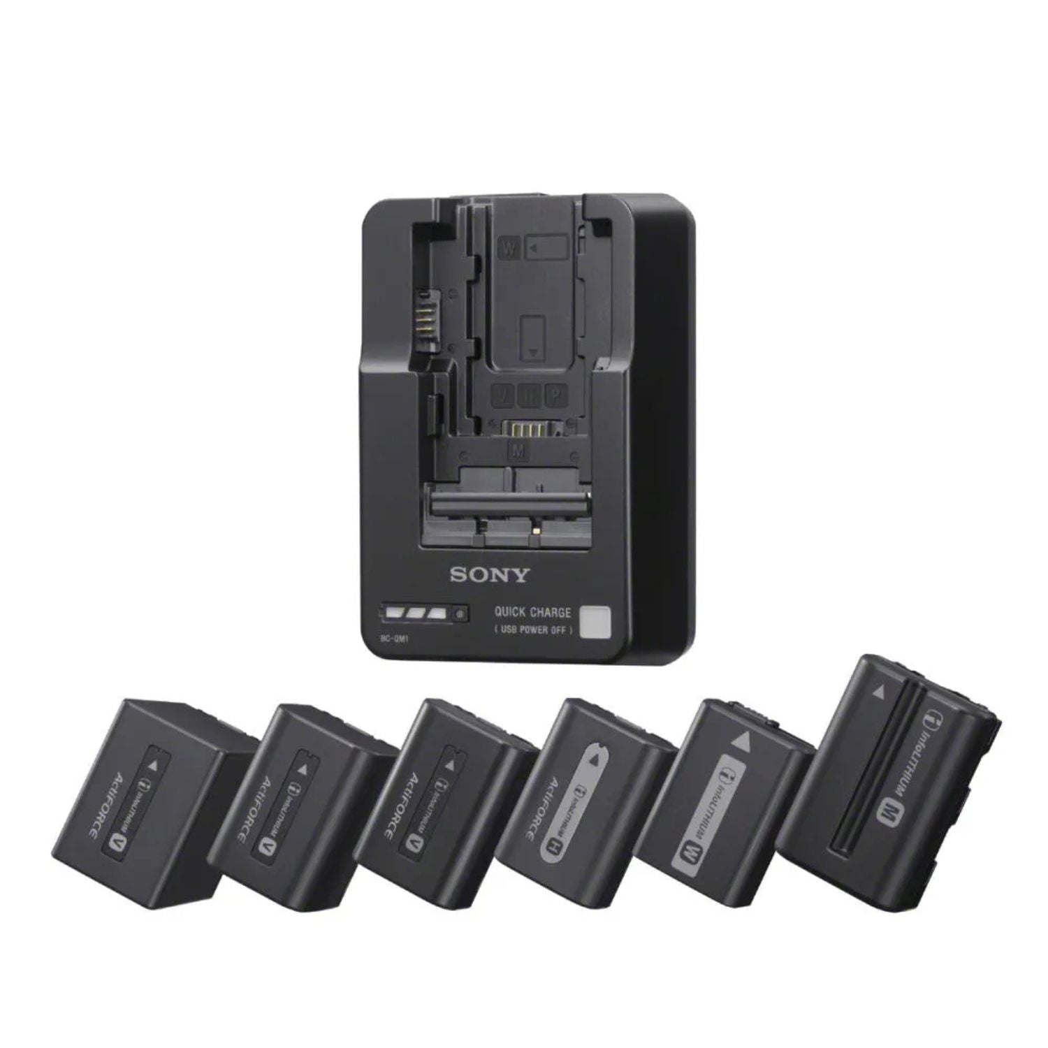 Cargador de batería Sony para serie W / V / M / H / P