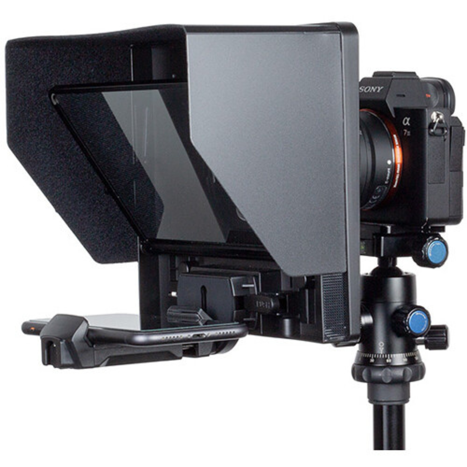 Teleprompter portátil TP10 para cámaras DSLR y celulares