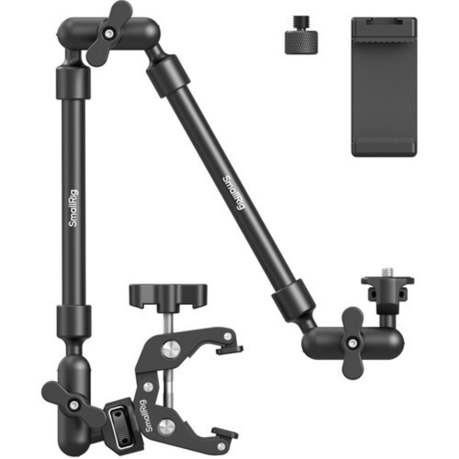 Brazo Articulado de Escritorio SmallRig con Abrazadera Tipo Cangrejo para Cámara, Celular y Micrófono