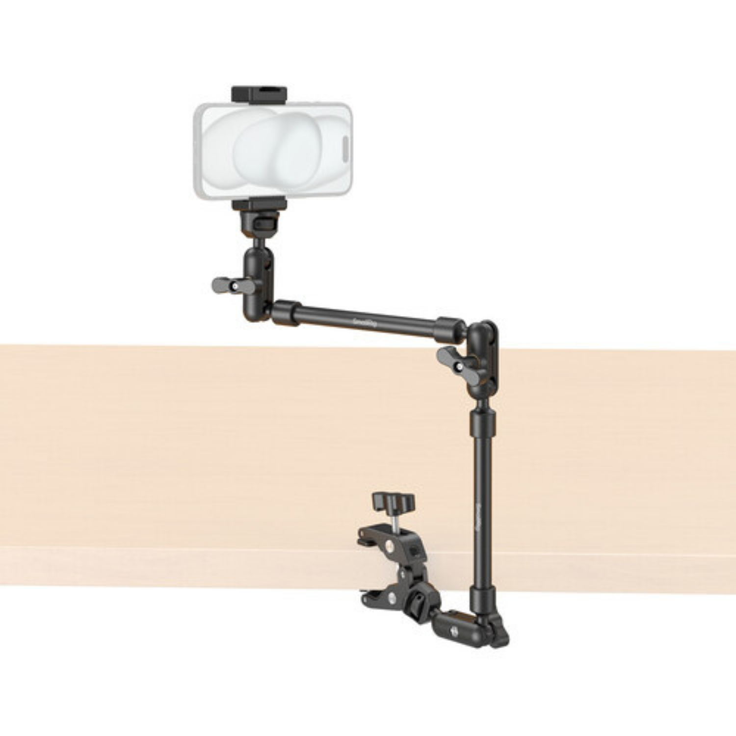 Brazo Articulado de Escritorio SmallRig con Abrazadera Tipo Cangrejo para Cámara, Celular y Micrófono
