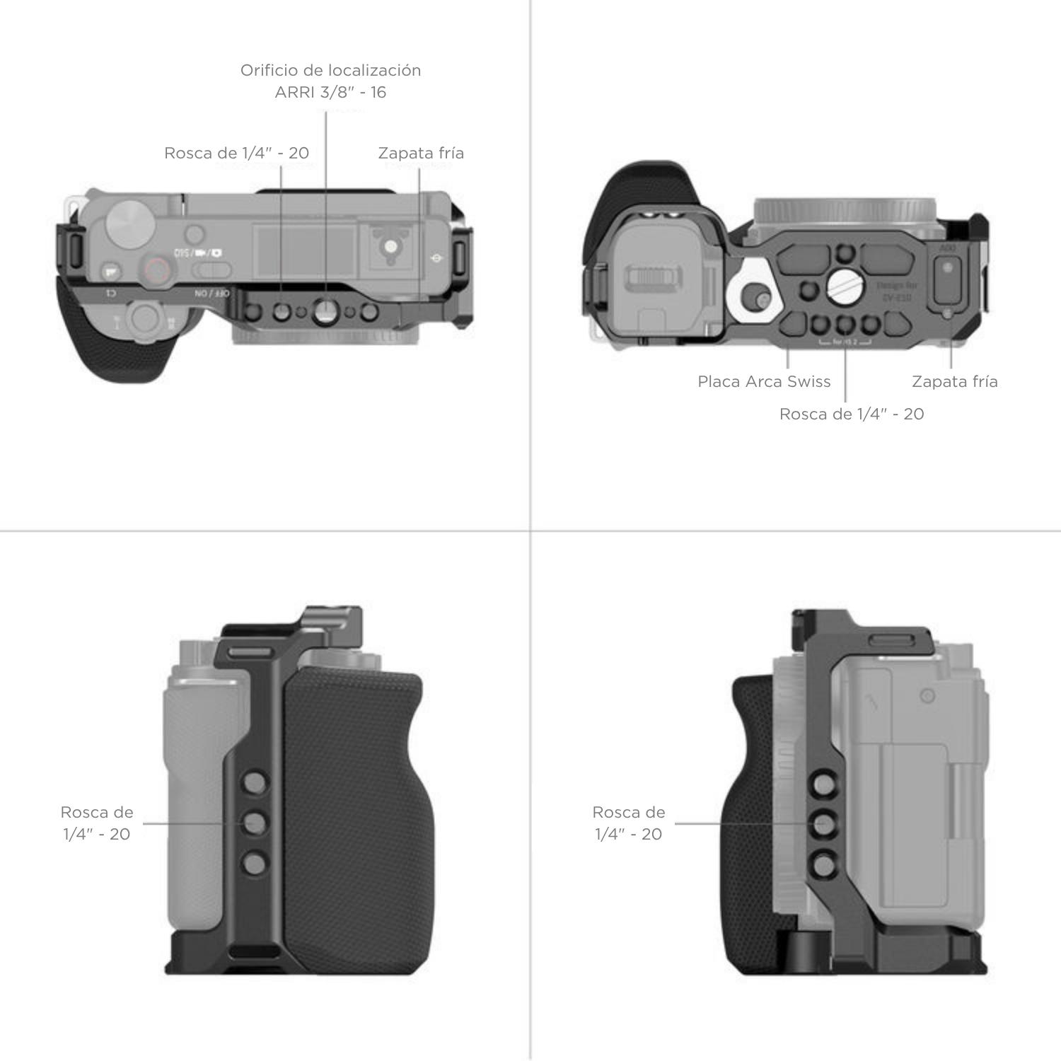 Jaula Completa SmallRig 3538B para Cámaras Sony ZV-E10