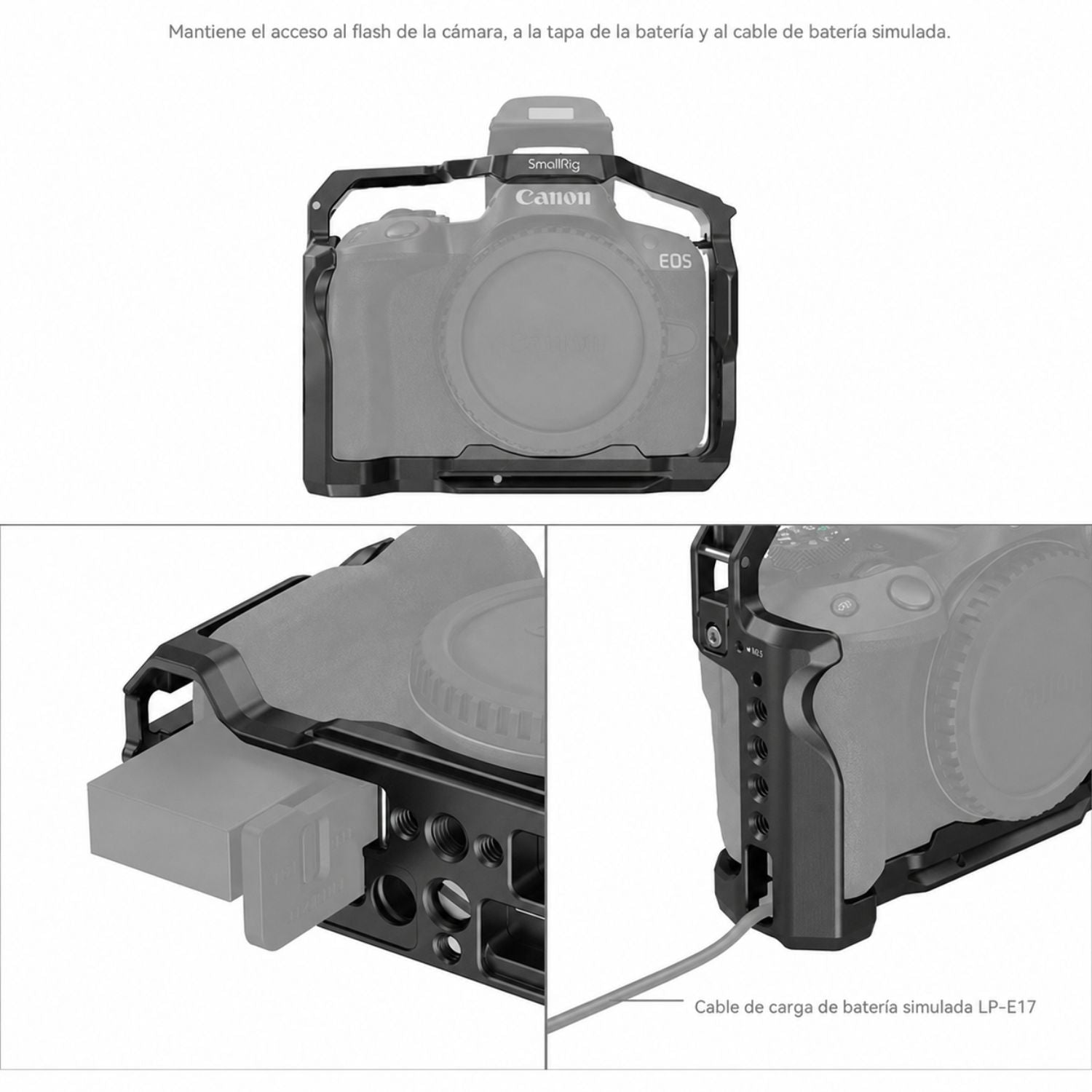 Jaula Completa SmallRig 4214 para Cámara Canon EOS R50