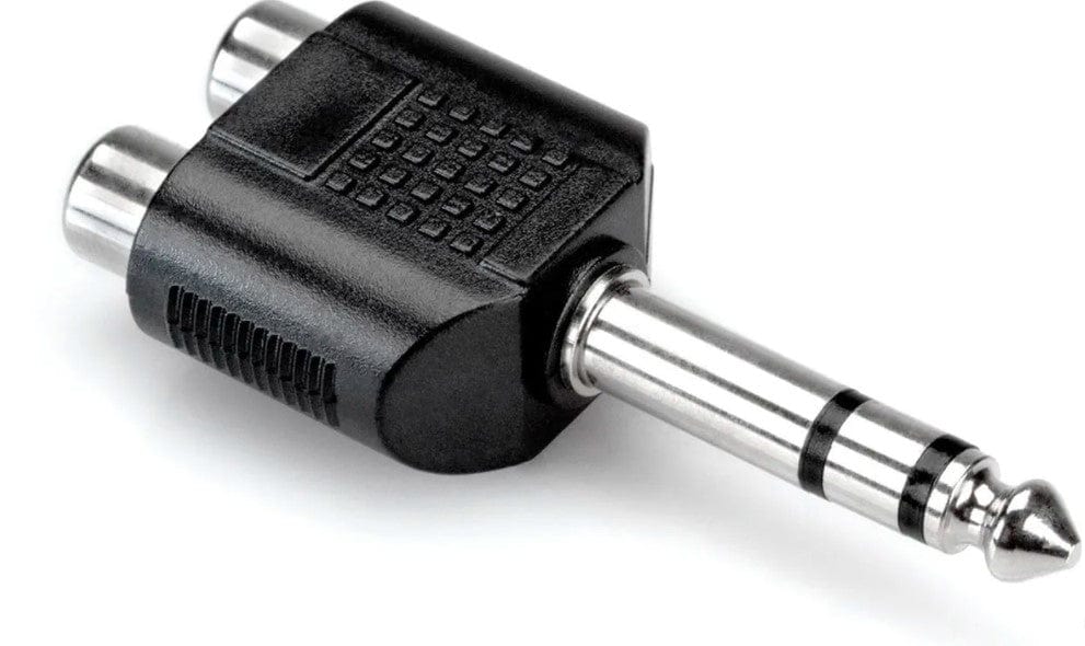 Adaptador Plug 6.5mm a 2 RCA Hembra