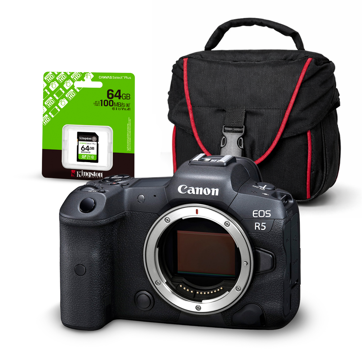 Cámara Canon EOS R5 + Kit Básico de Accesorios