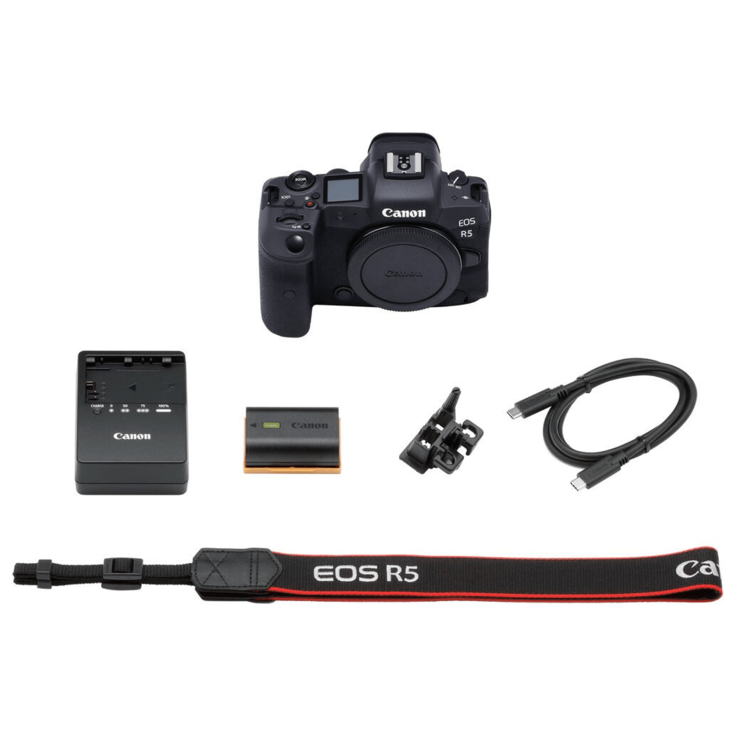 Cámara Canon EOS R5 + Kit Básico de Accesorios
