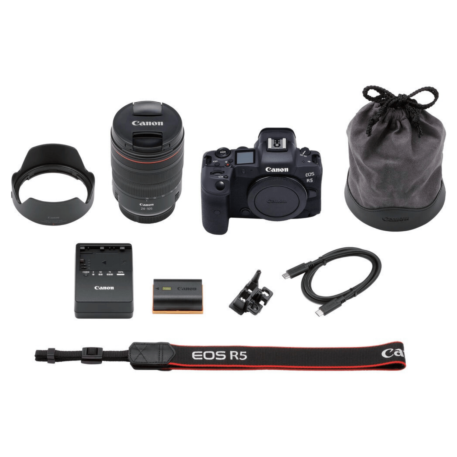 Cámara Canon EOS R5 + Kit Básico de Accesorios