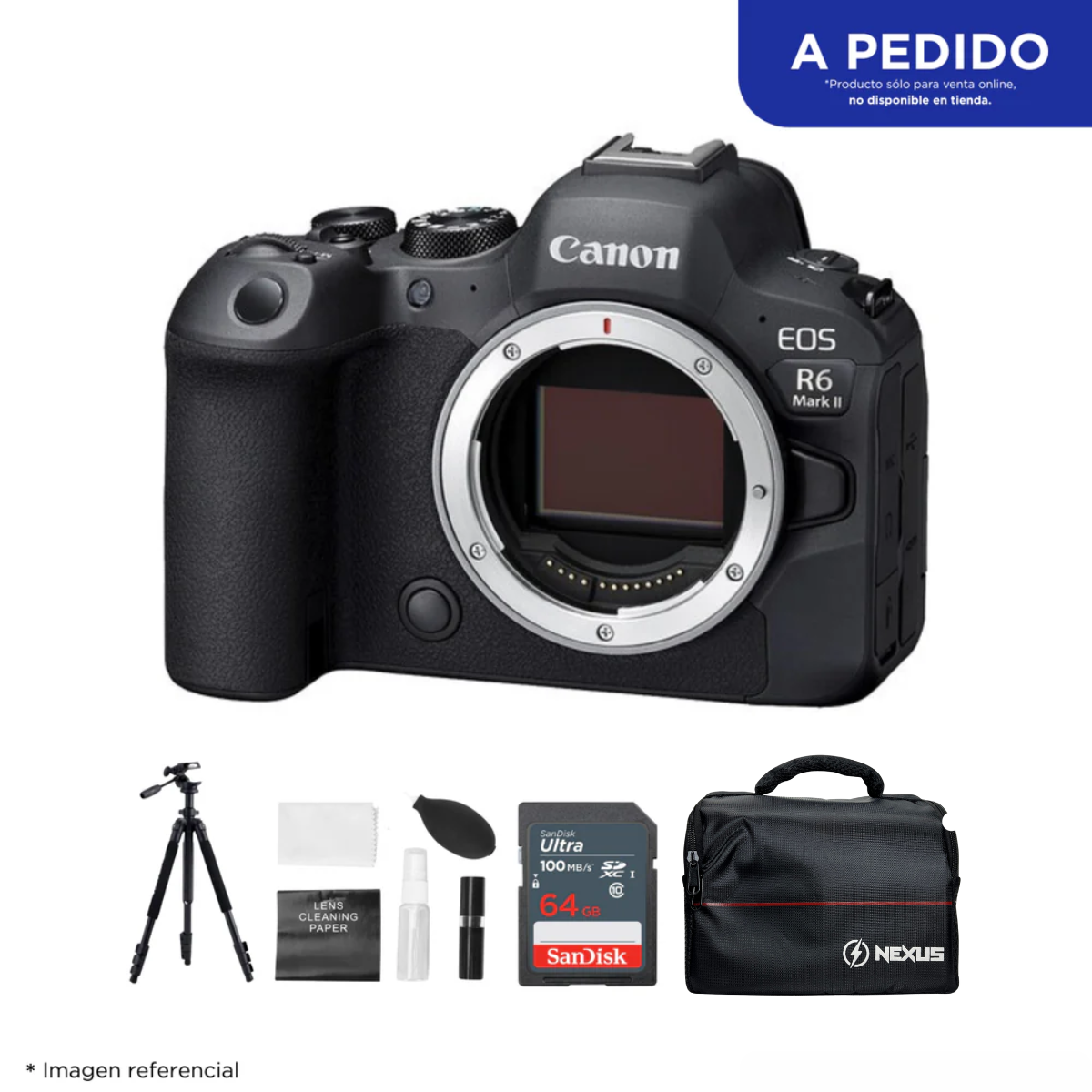 Cámara Canon EOS R6 Mark II (Cuerpo Solo)