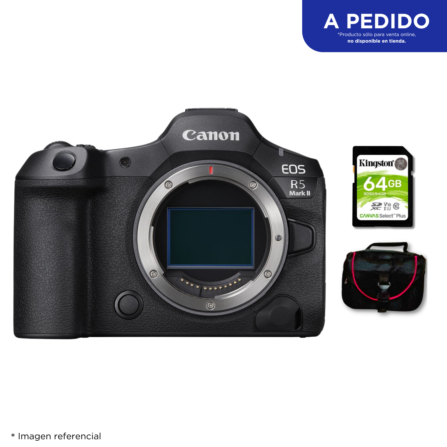 Cámara Mirrorless EOS R5 Mark II (Cuerpo Solo) + Kit Básico de Accesorios