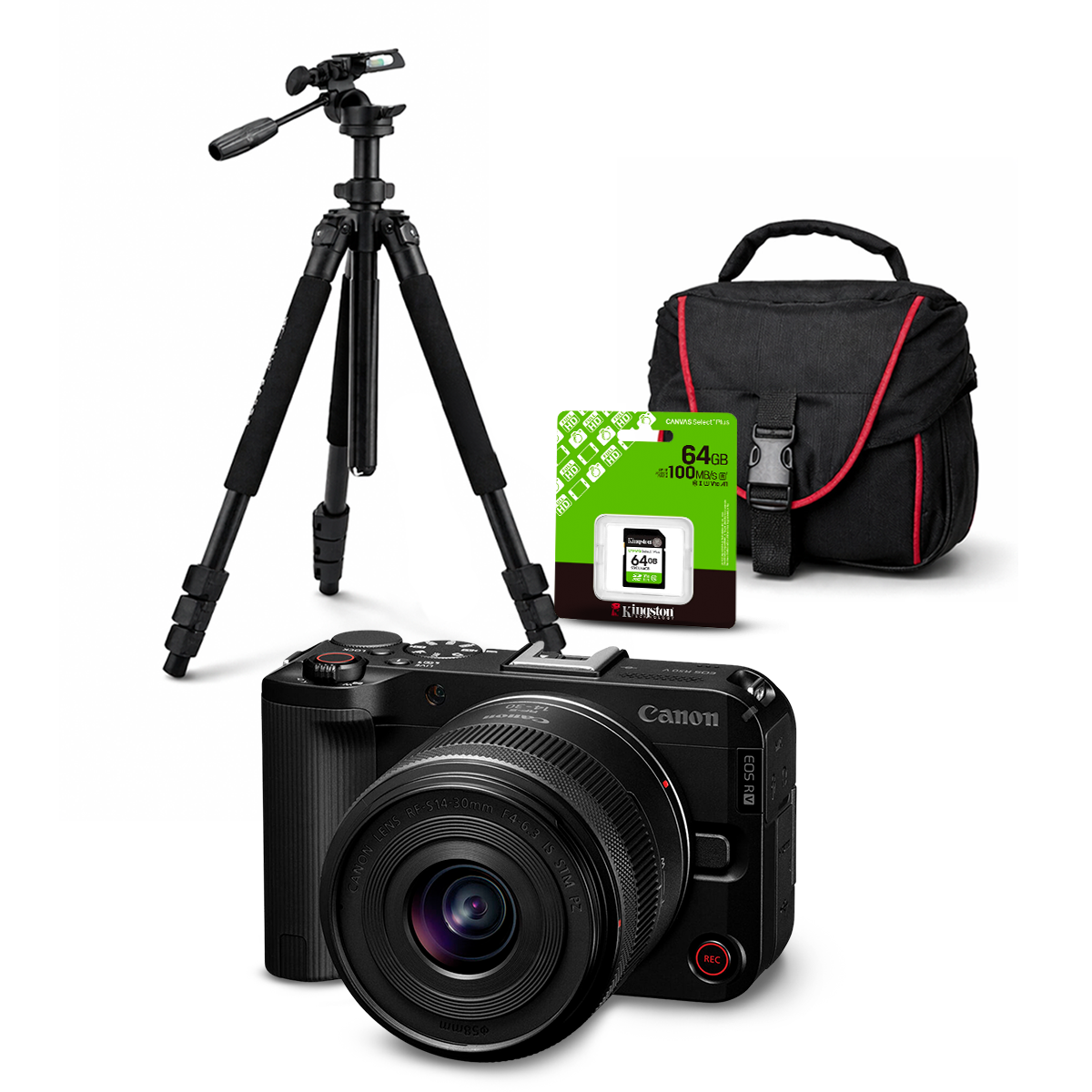 Cámara Mirrorless EOS R50V + Lente RF-S 14-30mm f/4.5-6.3 IS STM PZ