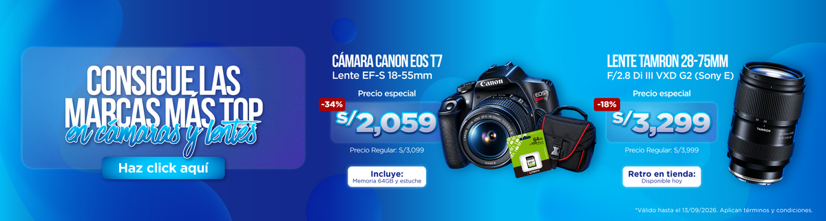 Cámaras y Lentes