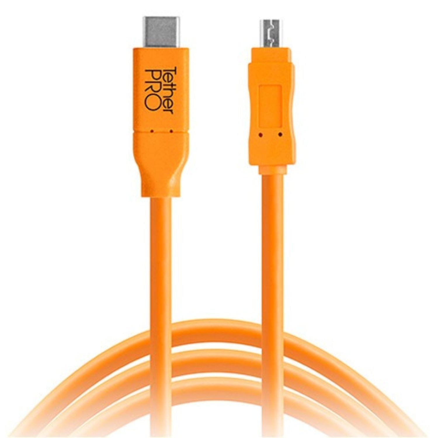 Cable Tether Tools USB 2.0 a Mini-B con 8 pines (4,6 metros)