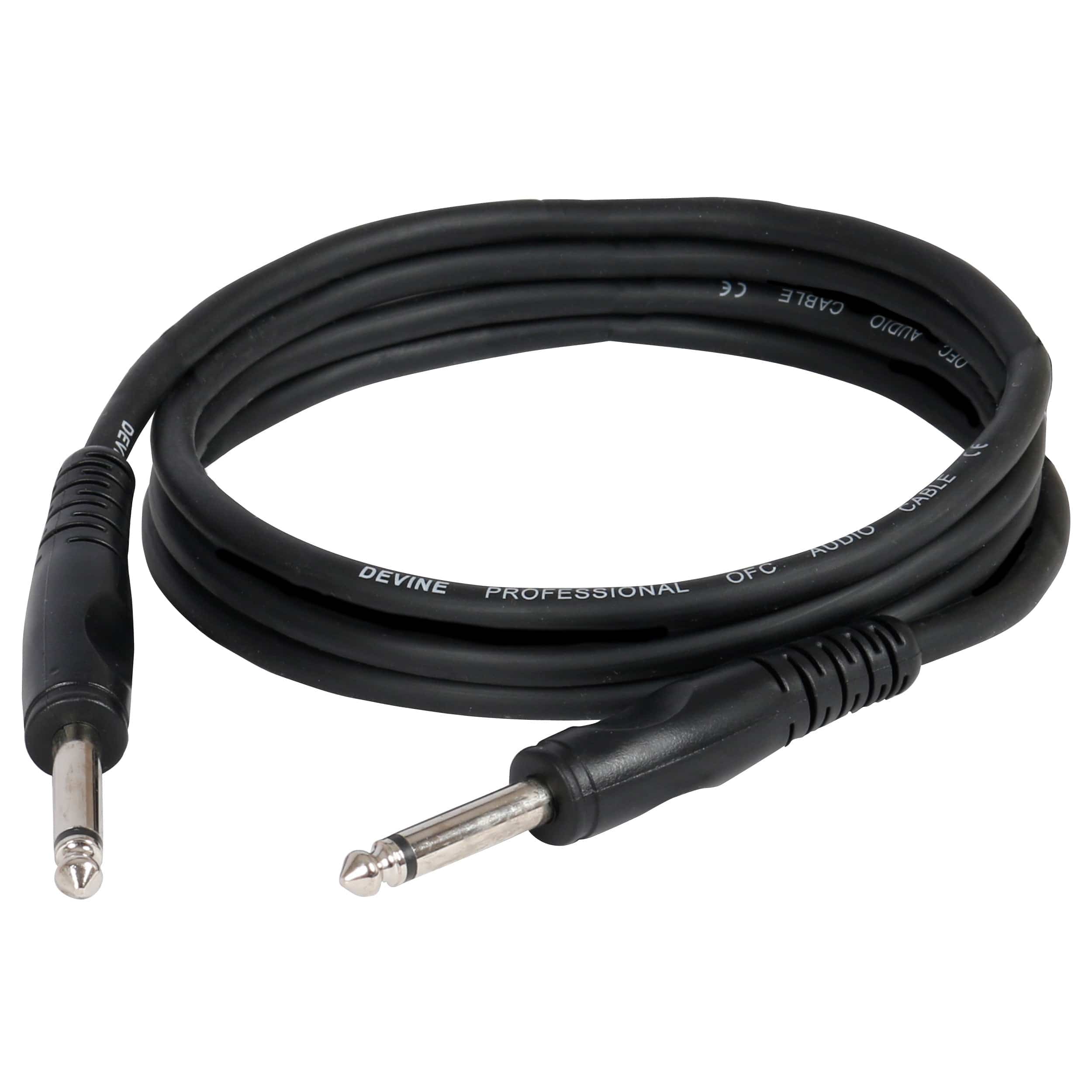 Cable plug Audio 6.35mm 1/4 Mono