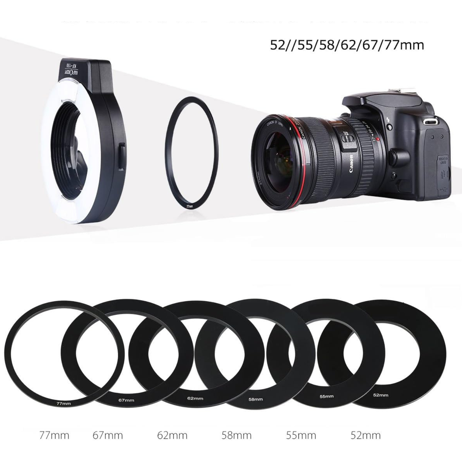Ring Flash K&F Concept KF150