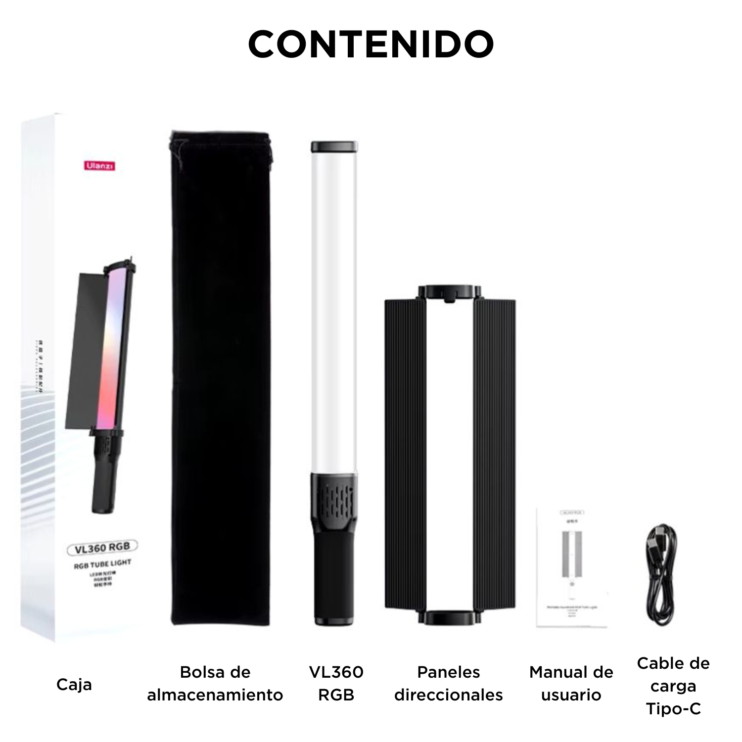 Barra de luz LED Ulanzi VL360 RGB