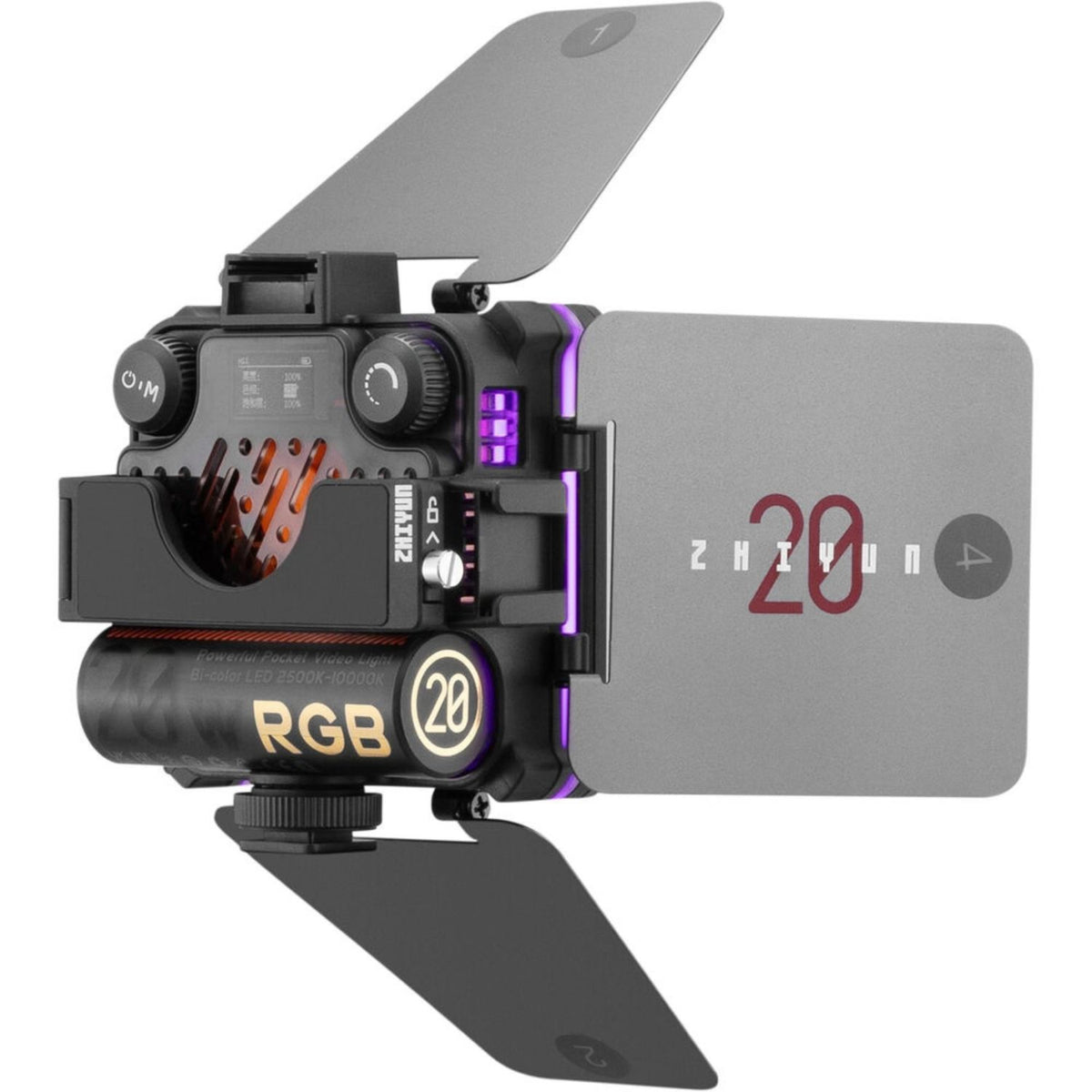 Luz LED RGB Zhiyun FIVERAY M20C Compacta de 20W Combo