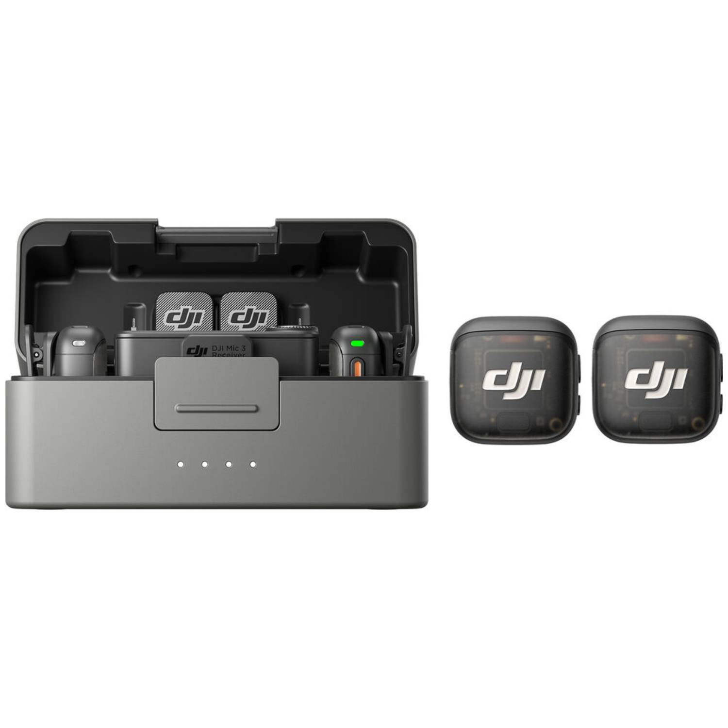 Micrófono DJI Mic 3 (2 TX + 1 RX + Estuche de carga)