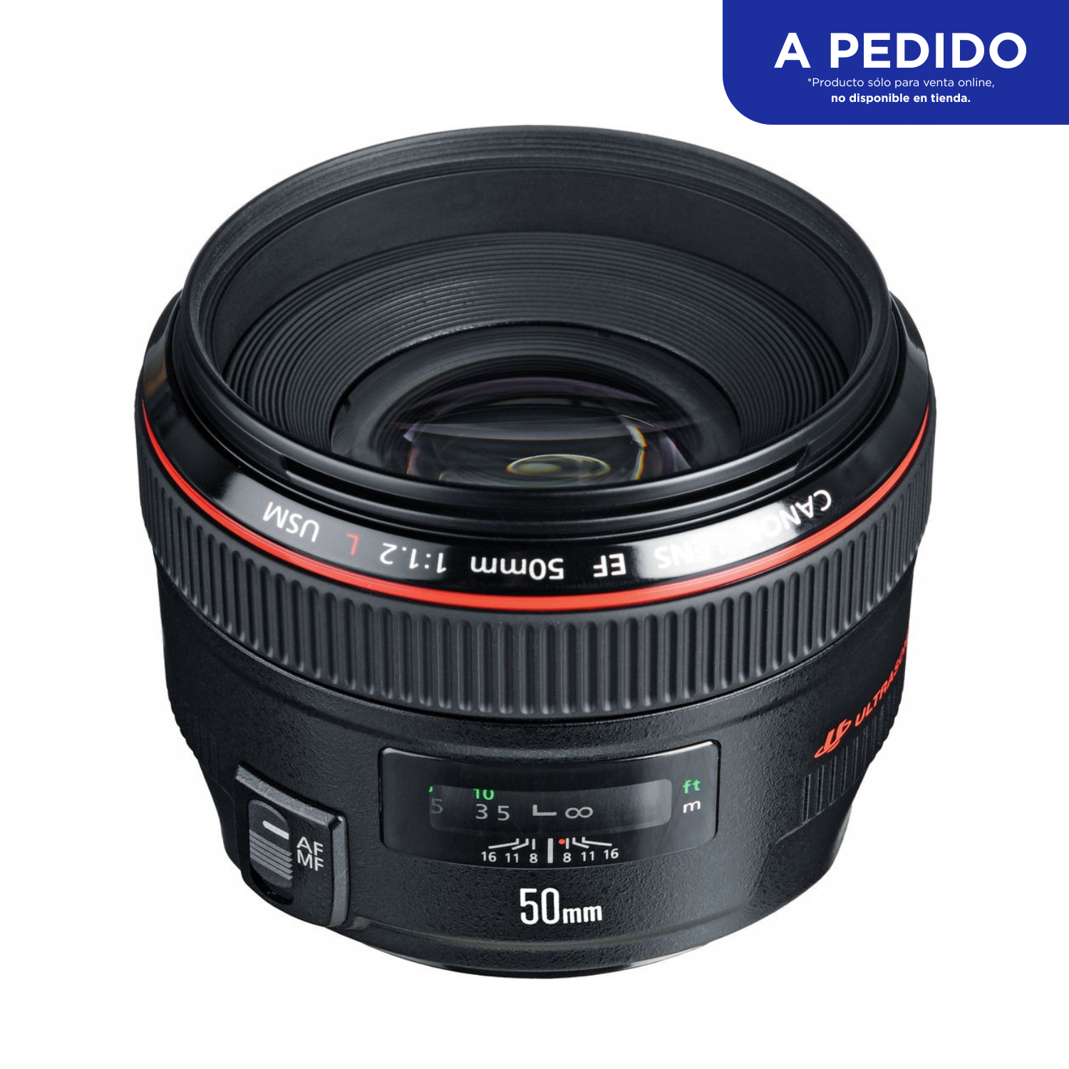 Lente Canon EF 50mm 1.2 L