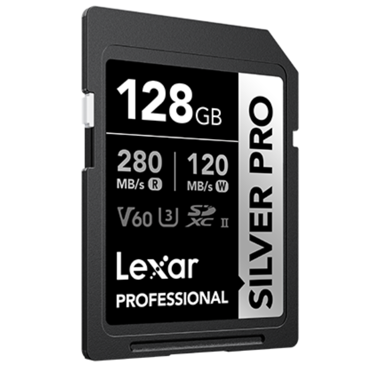 Memoria SDXC UHS-II Lexar Professional 128GB - W:120MB/s -R:280MB/s SILVER PRO
