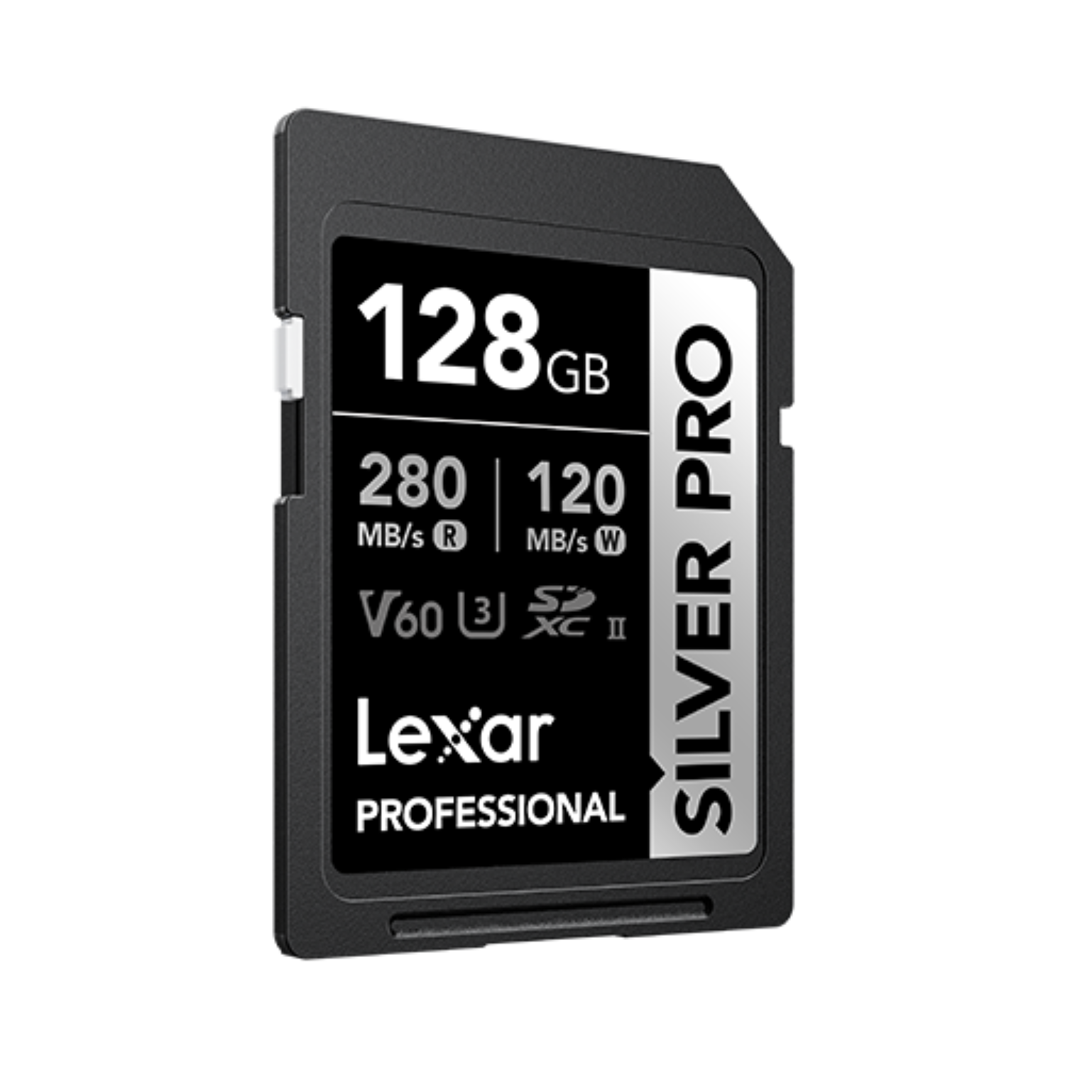 Memoria SDXC UHS-II Lexar Professional SILVER PRO 128GB - W:120MB/s -R:280MB/s