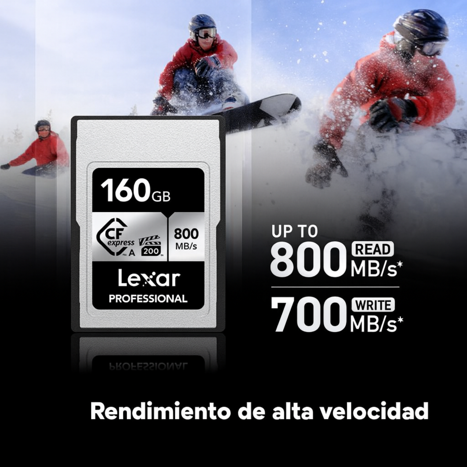 Memoria Lexar Professional160GB CFexpress Tipo A - R: 800MB/s - W:700 MB/s