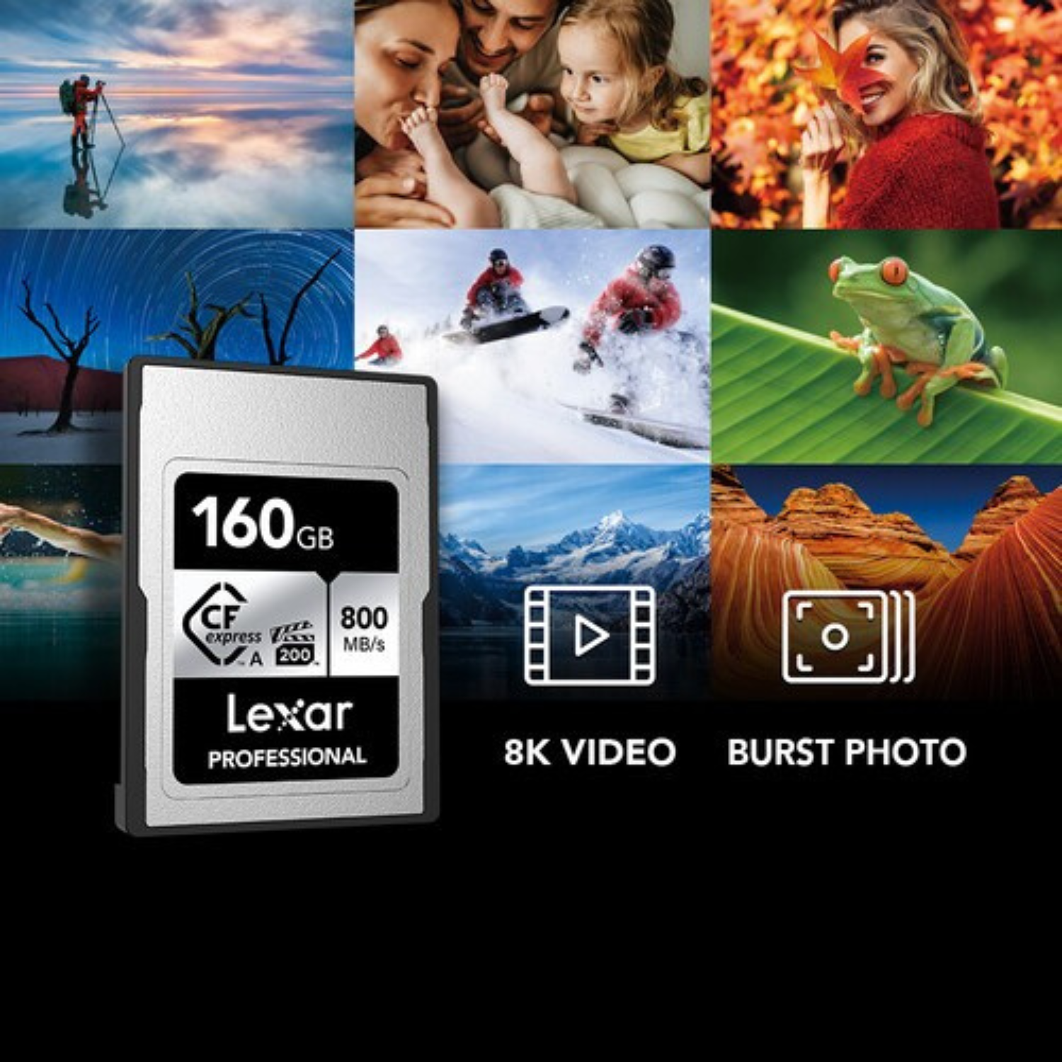 Memoria Lexar Professional160GB CFexpress Tipo A - R: 800MB/s - W:700 MB/s