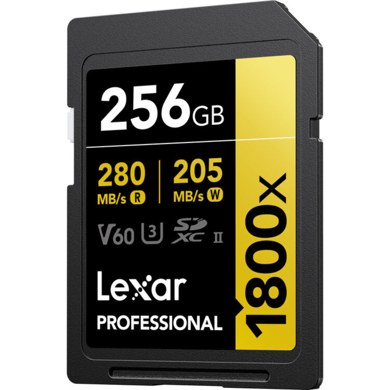 Memoria SDXC U3 V60 Lexar Professional 256GB - W:205MB/s -R:280MB/s 1800x