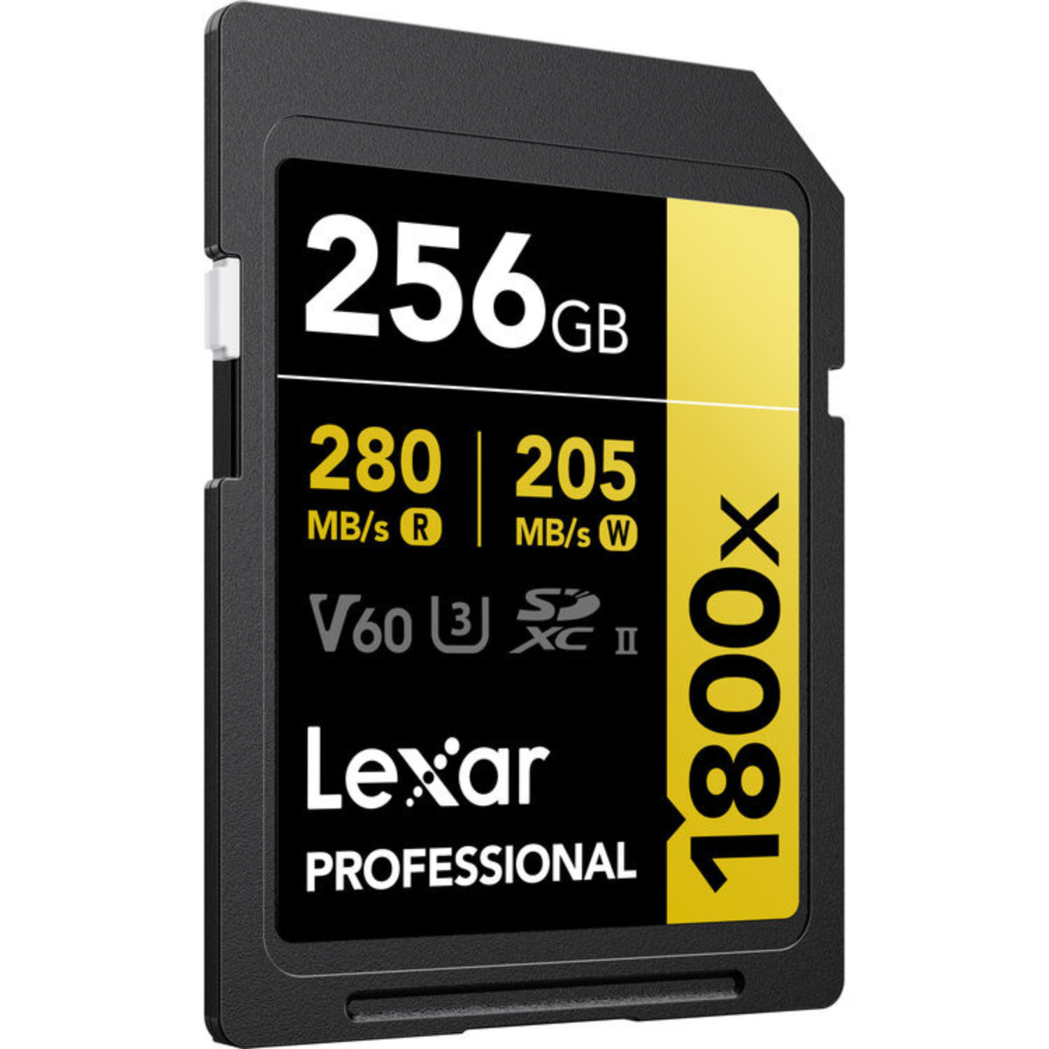 Memoria SDXC U3 V60 Lexar Professional 256GB - W:205MB/s -R:280MB/s 1800x