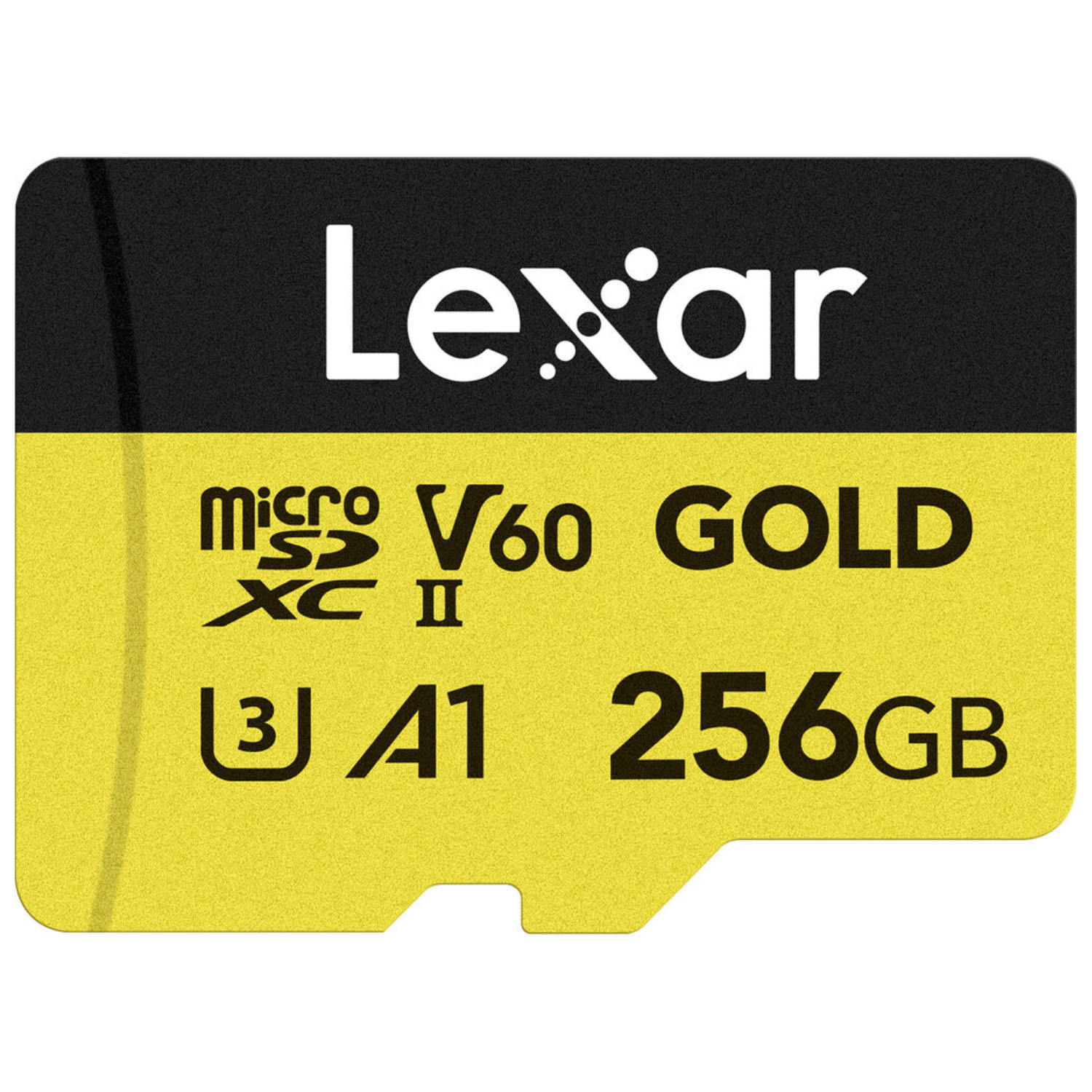 Memoria Micro SDXC U3 V60 Lexar Professional 256GB - W:180MB/s -R:280MB/s GOLD