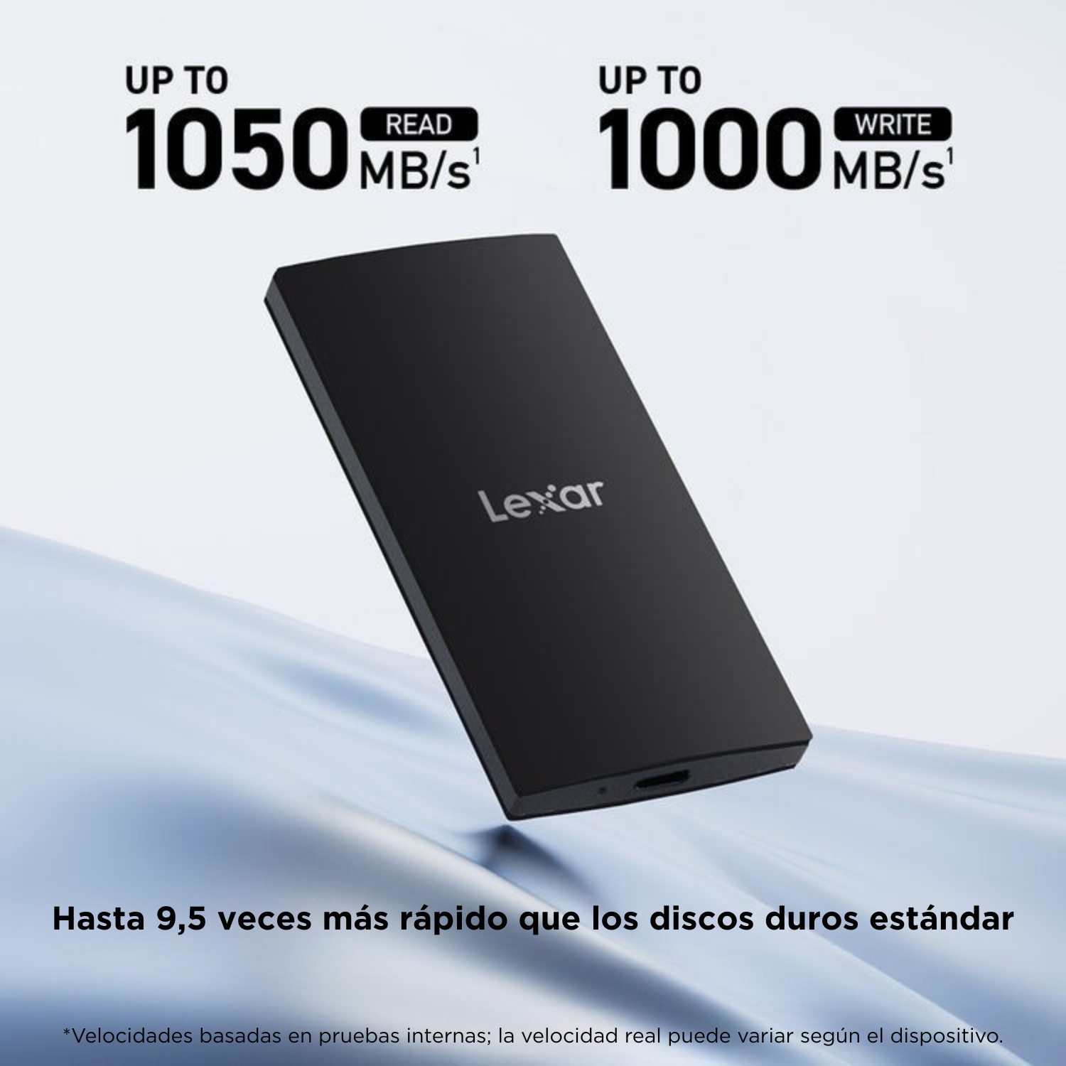 Disco Duro Sólido Externo SSD - Lexar SL300 1TB USB 3.2 Gen 2