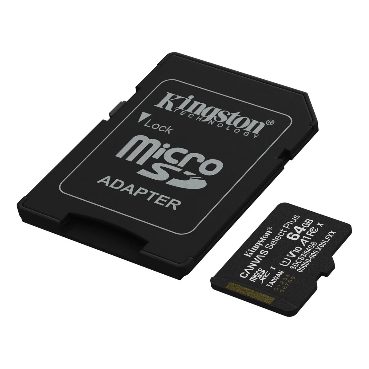 Memoria Micro SD 64GB 100MB/s Kingston Canvas Select