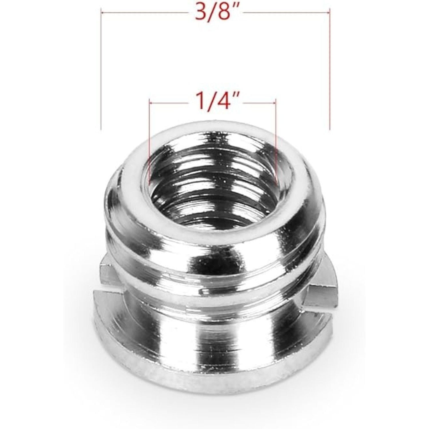 Adaptador de 1/4" a 3/8" para trípode (x2 unid)