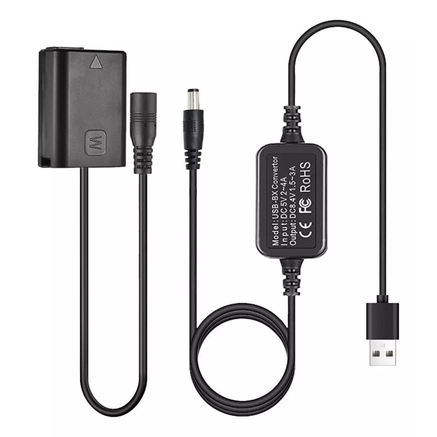 Adaptador de Corriente y Batería Dummy USB para Sony NP-FW50