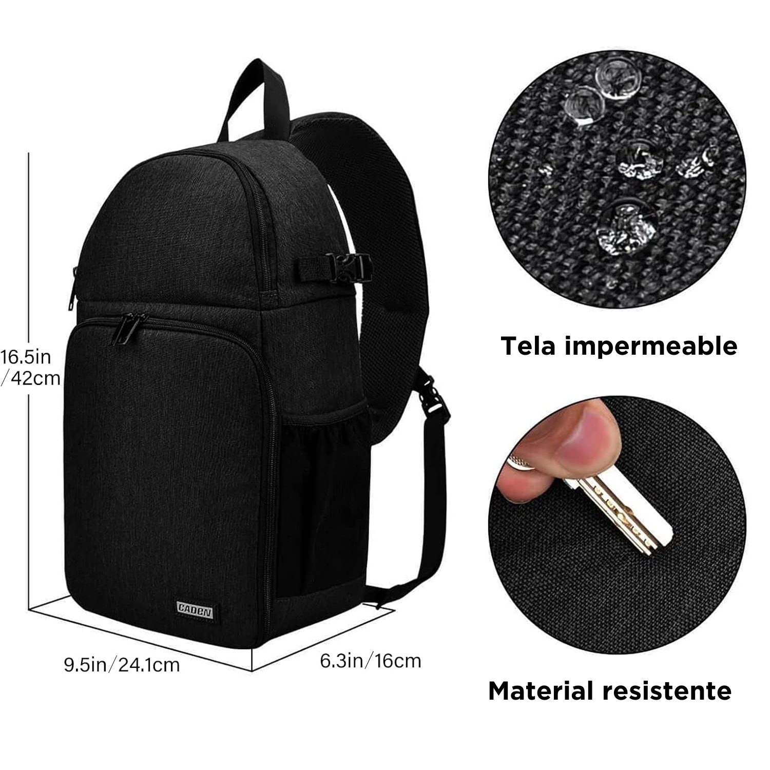 Mochila Fotográfica Caden D15