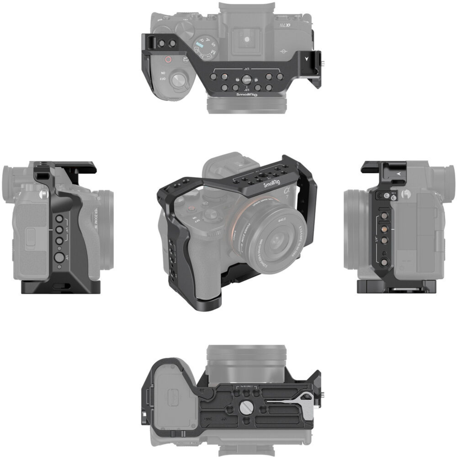Jaula Completa SmallRig para Cámaras Sony Alpha (a7R V / a7 IV / a7R IV / a7S III y a1)