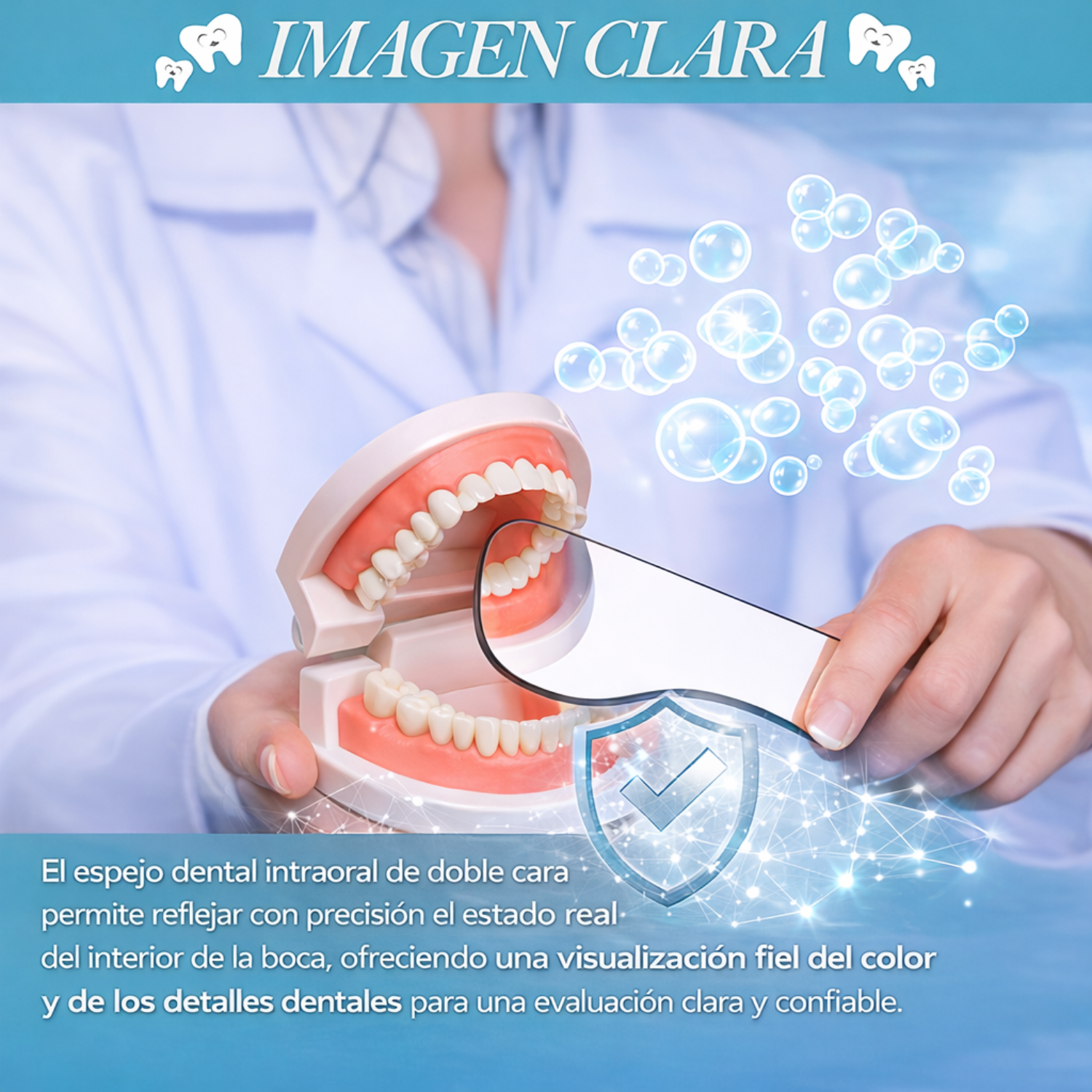 Espejos Intraorales Dentales de Fotografía – Pack x5