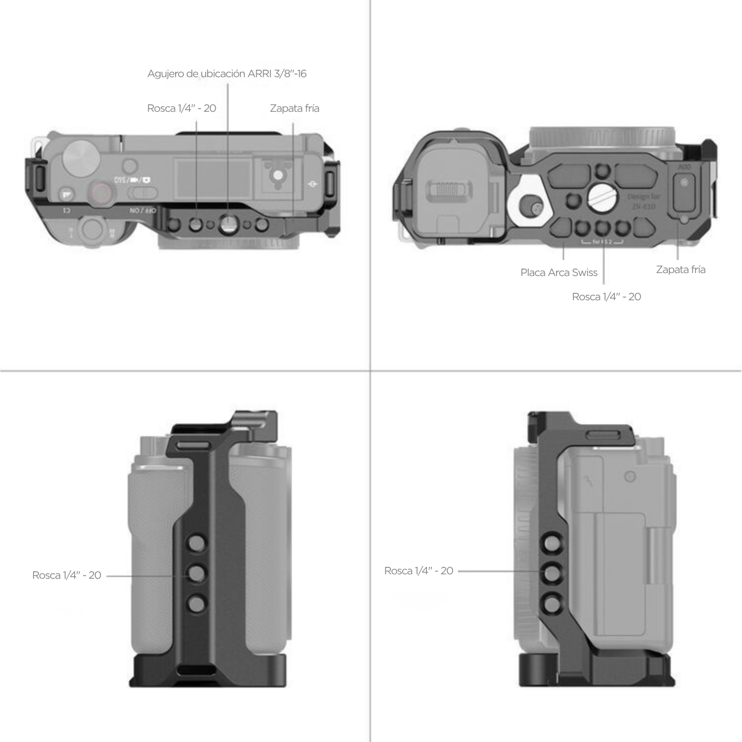 Jaula Completa SmallRig 3531B para Cámara Sony ZV-E10