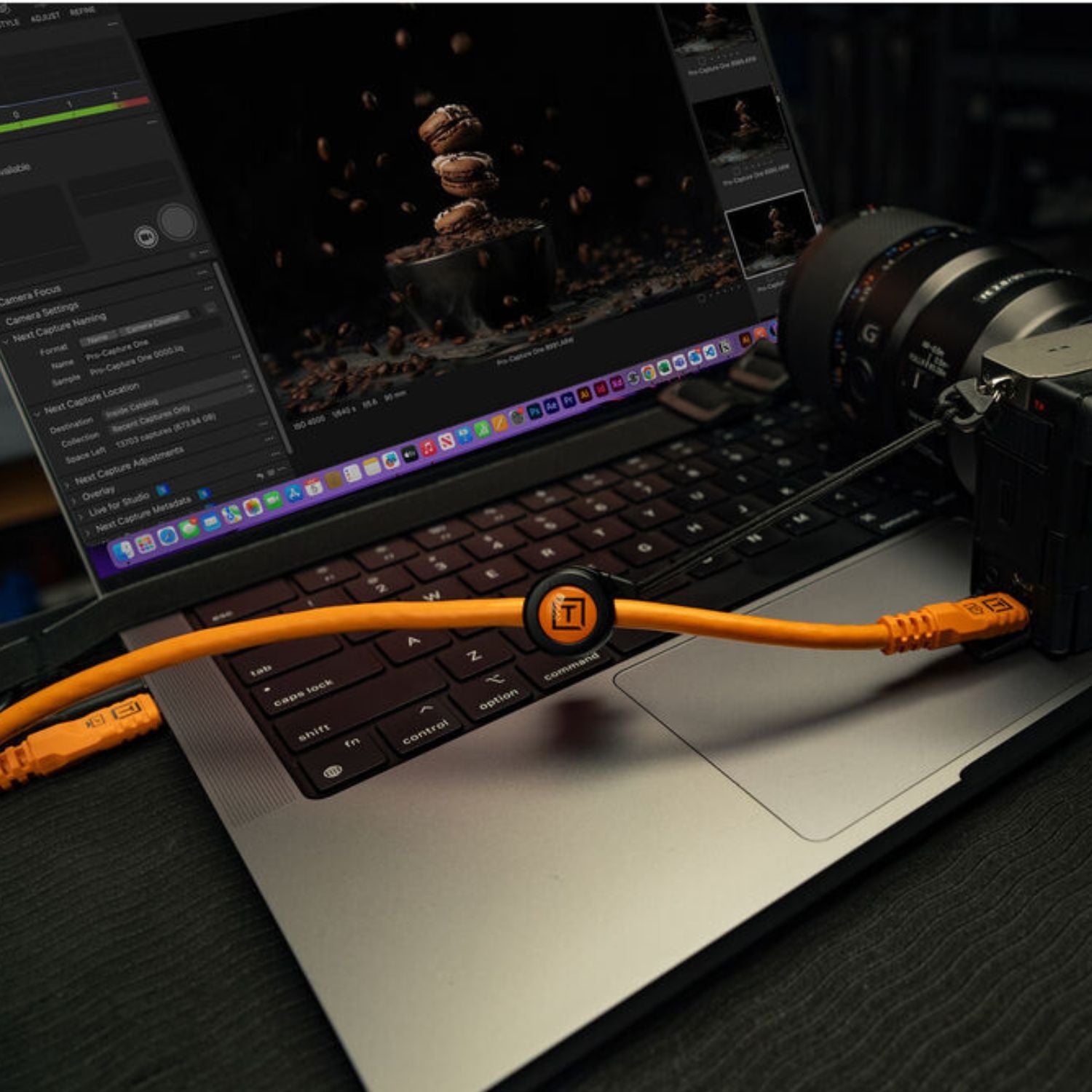 Cable Tether Tools USB-C a USB-C Optima USB 3.2 Gen 2 (4.6 metros)