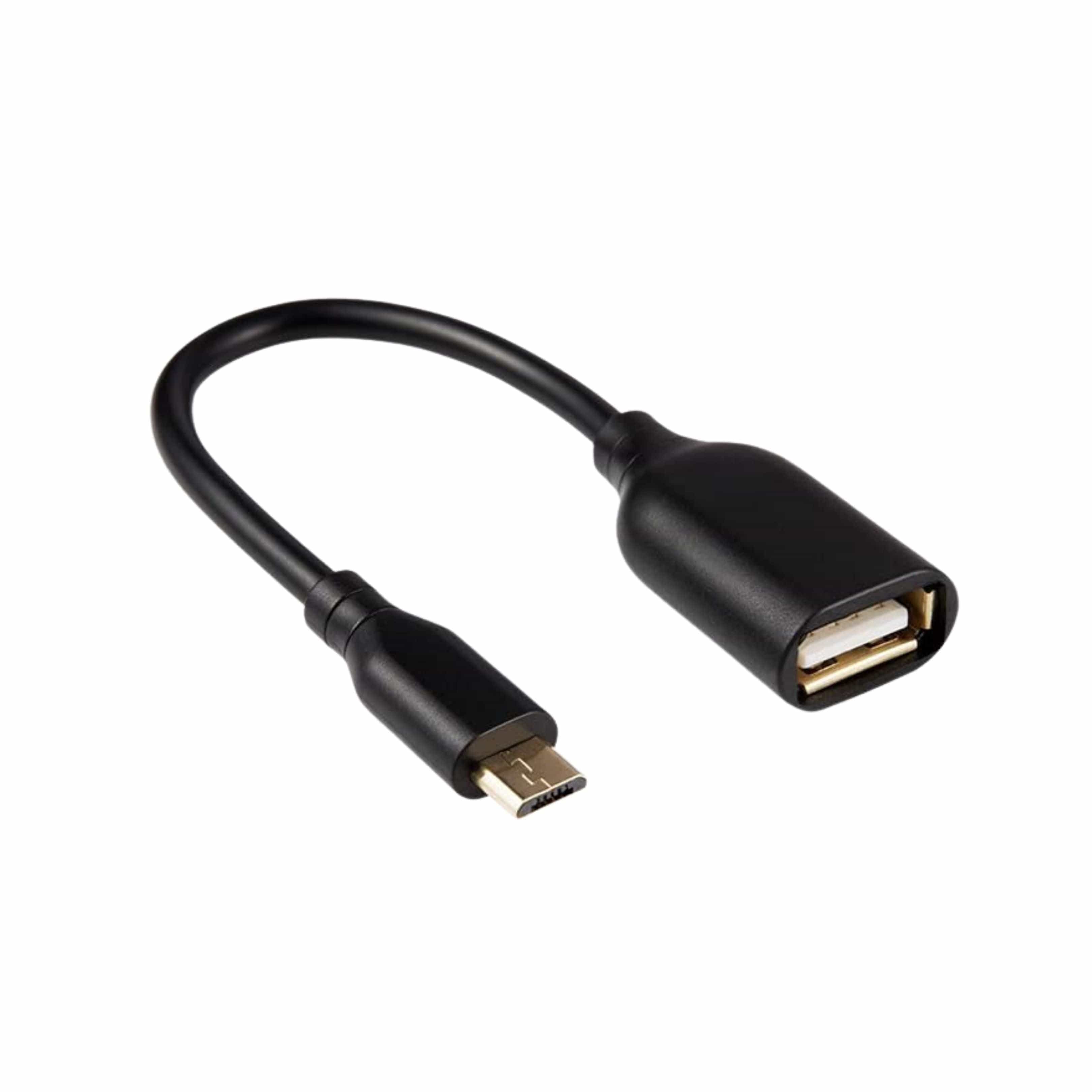 Adaptador OTG micro USB para celulares