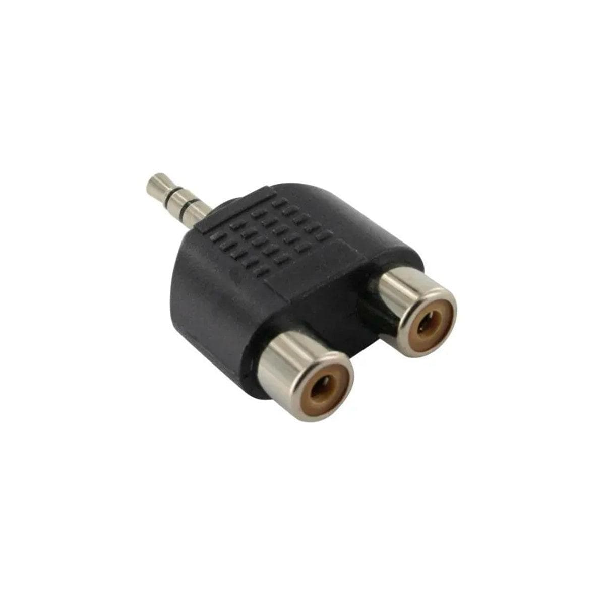 Adaptador de 3.5mm Stereo a dos RCA hembra