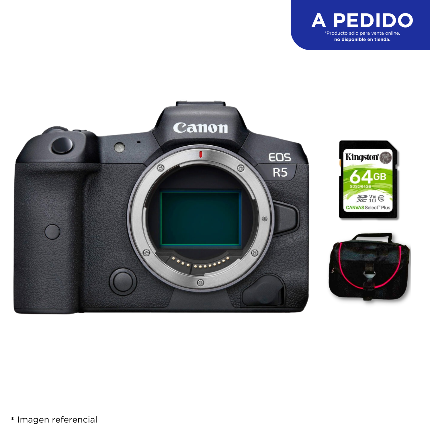 Cámara Canon EOS R5 + Kit Básico de Accesorios