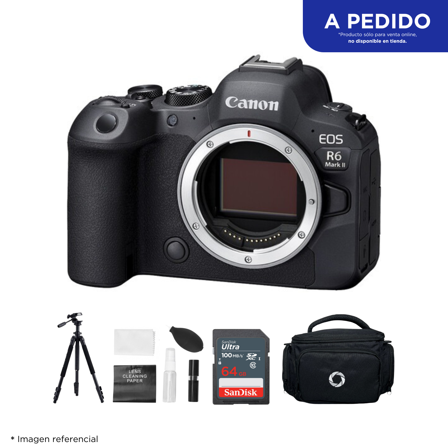 Cámara Canon EOS R6 Mark II (Cuerpo Solo)