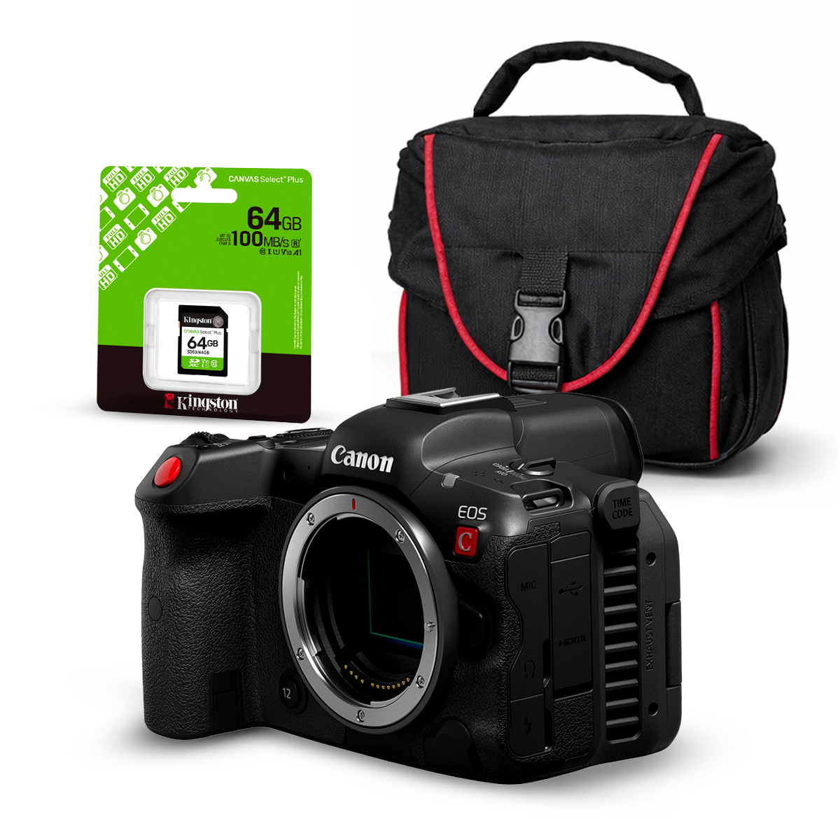 Cámara Canon EOS R5 C (Cuerpo Solo) + Kit Básico de Accesorios