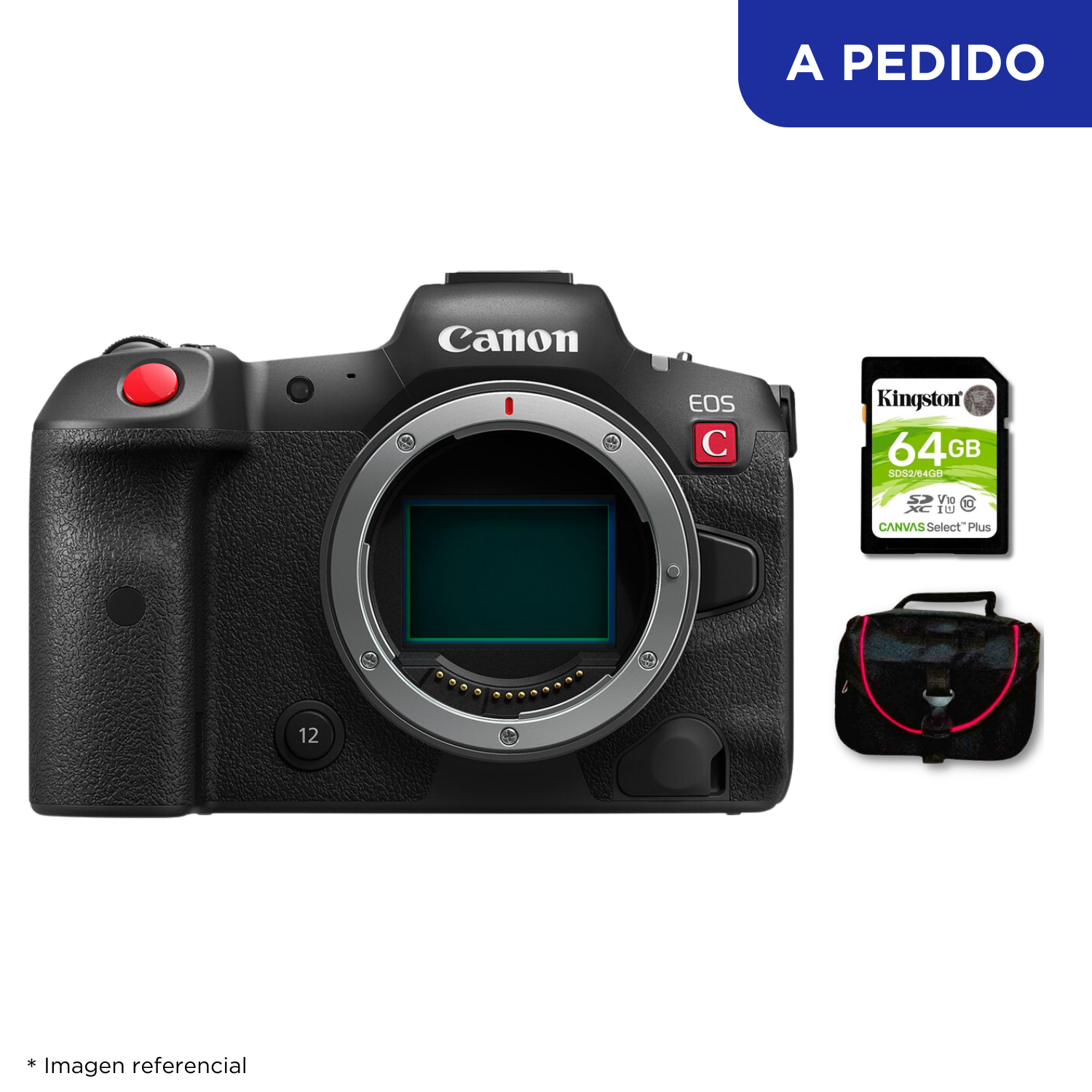 Cámara Canon EOS R5 C (Cuerpo Solo) + Kit Básico de Accesorios