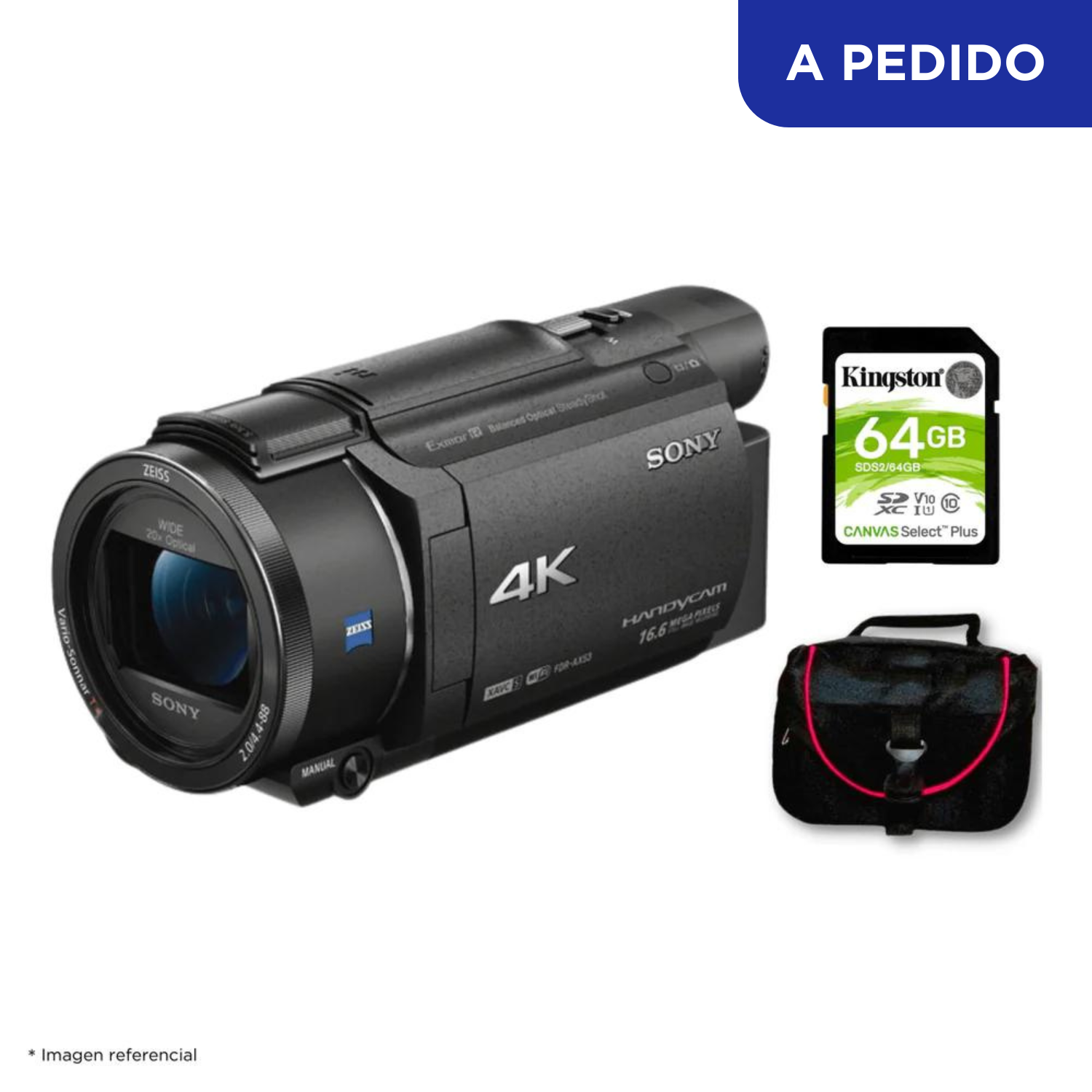 Filmadora 4k Handycam Sony FDR-AX53