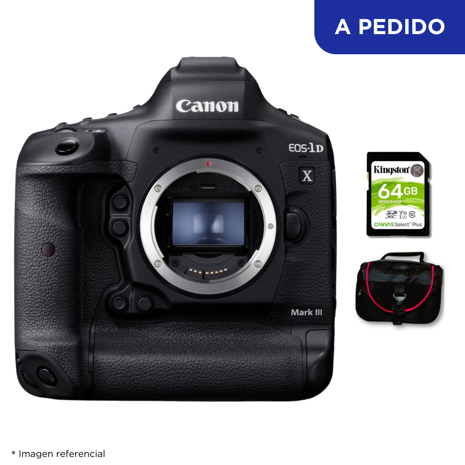 Cámara Fotográfica Digital EOS 1Dx Mark III (Cuerpo Solo) + Kit Básico de Accesorios