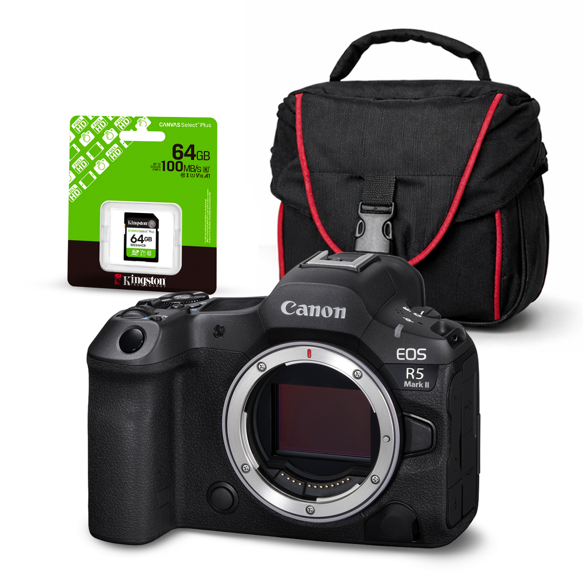 Cámara Mirrorless EOS R5 Mark II (Cuerpo Solo) + Kit Básico de Accesorios