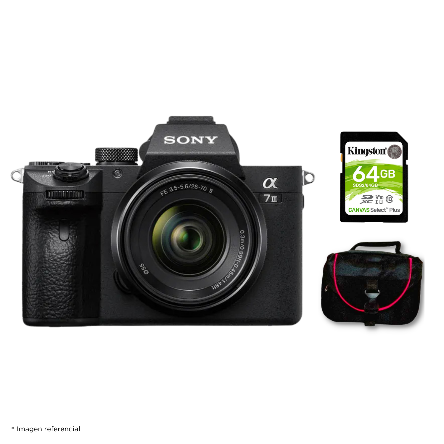 Cámara Sony Alpha 7 III Mirrorless + Lente 28-70mm II