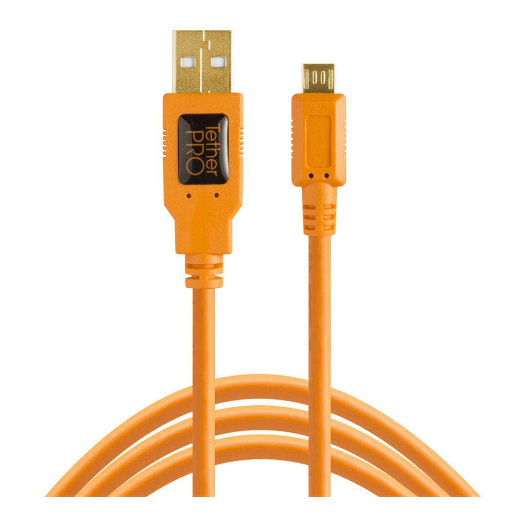 Cable Tether Tools USB 2.0 a USB Micro-B con 5 Pines (4.6 metros)